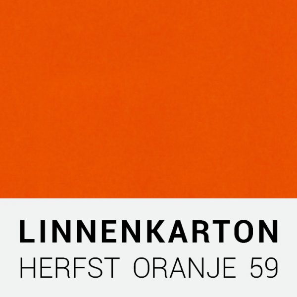Linnenkarton - Herfst oranje 59