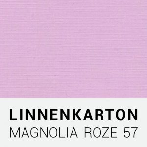 Linnenkarton - Magnolia roze 57