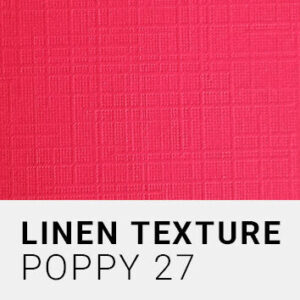 Linen texture florence - Poppy 27